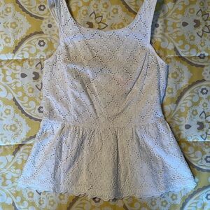 Lilly Pulitzer Ashton Eyelet Peplum Top 8